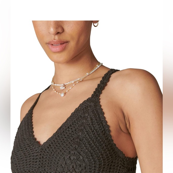 Lucky Brand black crochet dress size small. - Picture 2 of 11